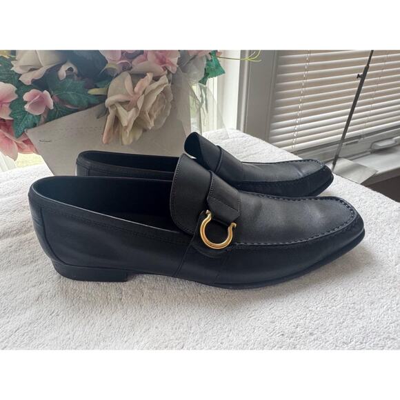 Salvatore Ferragamo bit driving loafer shoe size 8.5D (men600